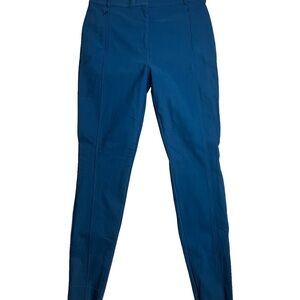 MM Lafleur Pants Womens 10 (30x29) Blue Office Career Zip Pockets